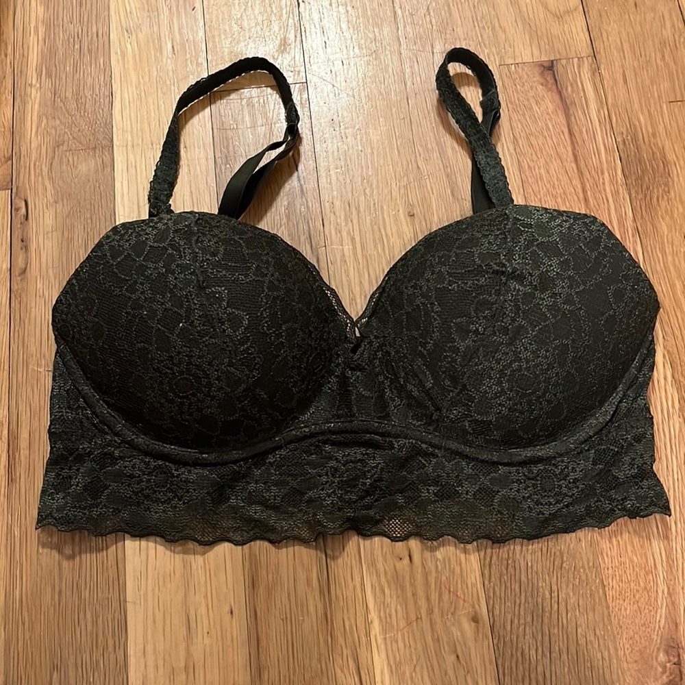 PINK lace bralette